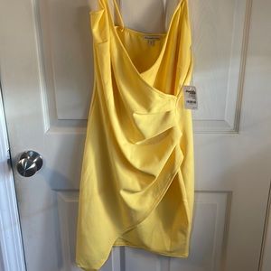 Yellow Bodycon Dress - Charlotte Russe